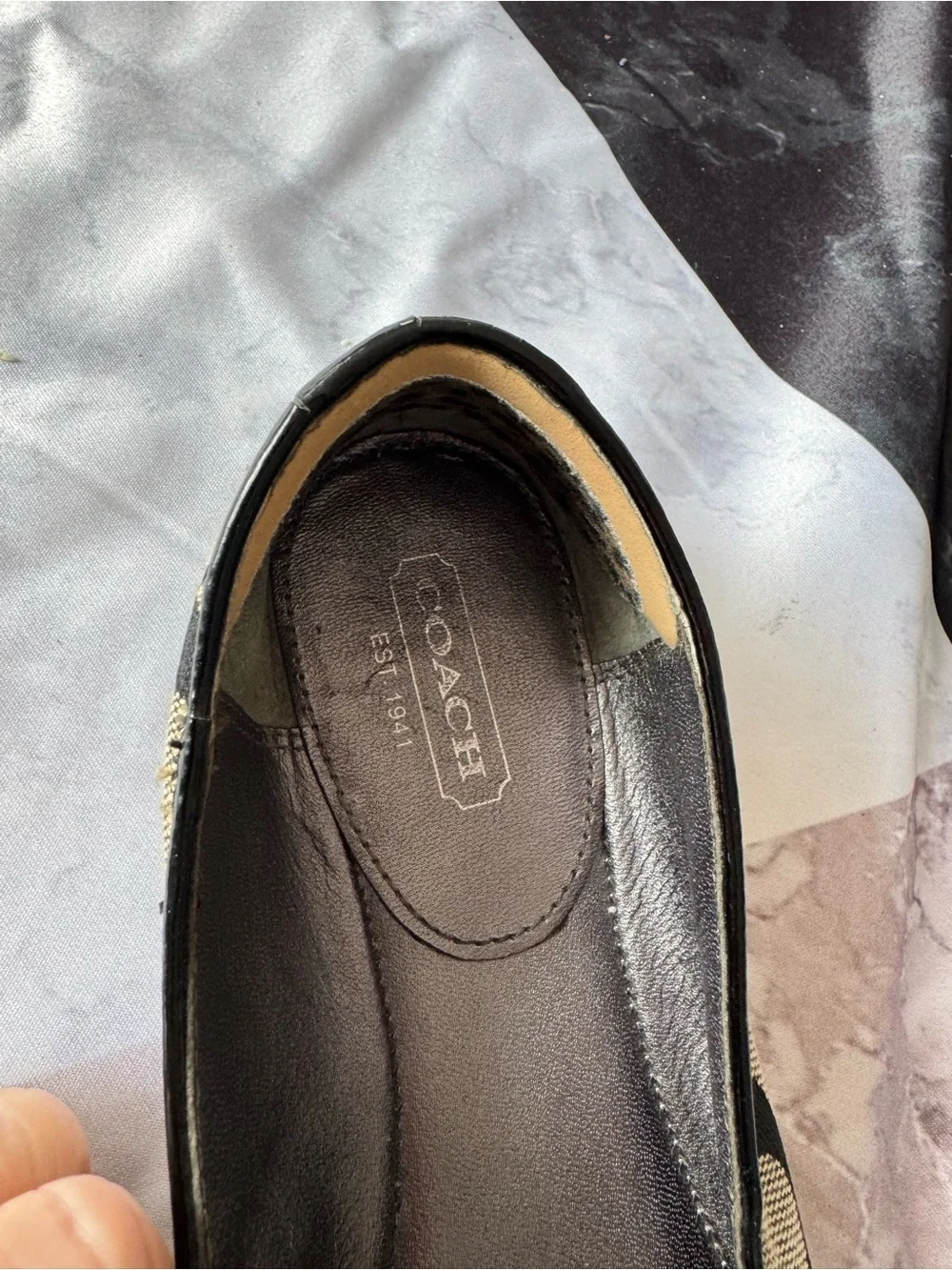 Coach ballet flats